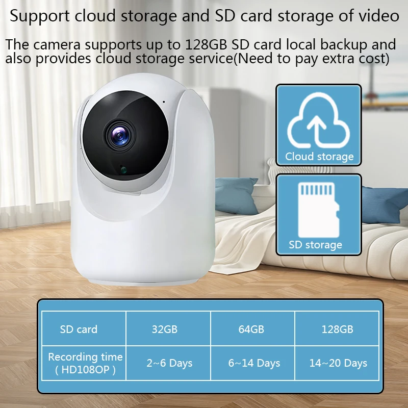 Tuya-Caméra de permission Intérieure IP Wifi 4MP, Sans Fil, Moniteur pour Bébé, Audio Bidirectionnel, Vision Nocturne, CCTV pour Maison Intelligente