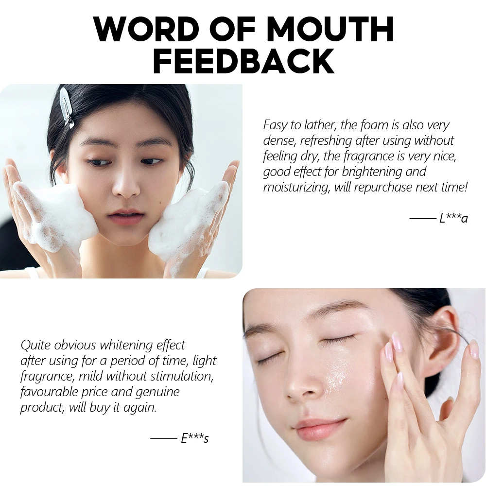 VIBRANT GLAMOUR Niacinamide Handmade Soap Whitening Deep Cleansing Exfoliation Can Be Used For Face Body Cleansing 100G