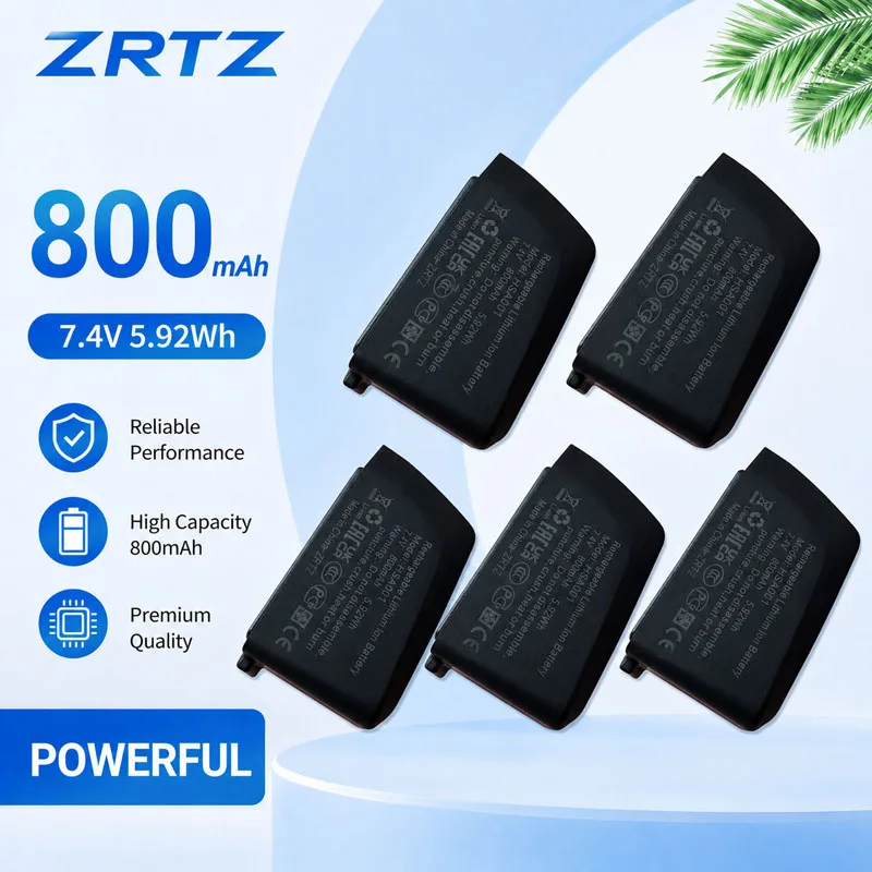 ZRTZ 1~5 szt. baterii 800mAh do przerzutników SRAM Force XX1 X01 GX Eagle AXS Rival Red Black AXS ETAP RockShox Reverb (przód i tył)