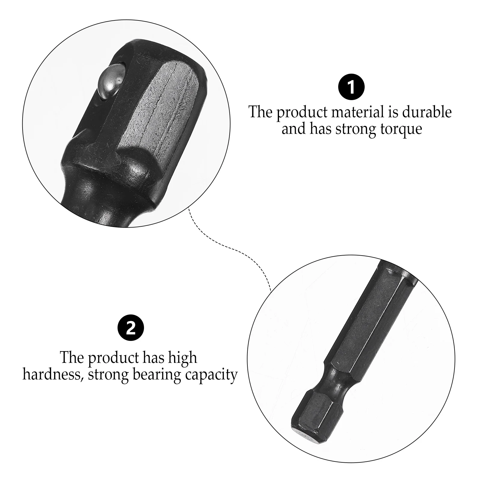 

7Pcs Socket Adapter Set 1 4 3 8 1 2 Inch Conversion Drill Screwdriver Tool Sleeve Metal Anti corrosion Impact