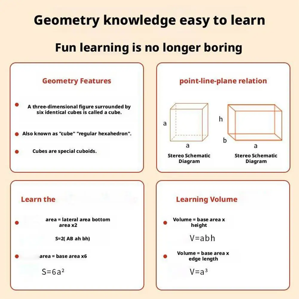 3D Geometry Quiet Book for Kids - Montessori Educational Toys | Spatial Thinking Training | DIY Math Learning Activities