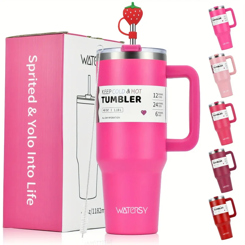 1 Pieces，With cover water cup、Steel Straw.A Proud Gift。