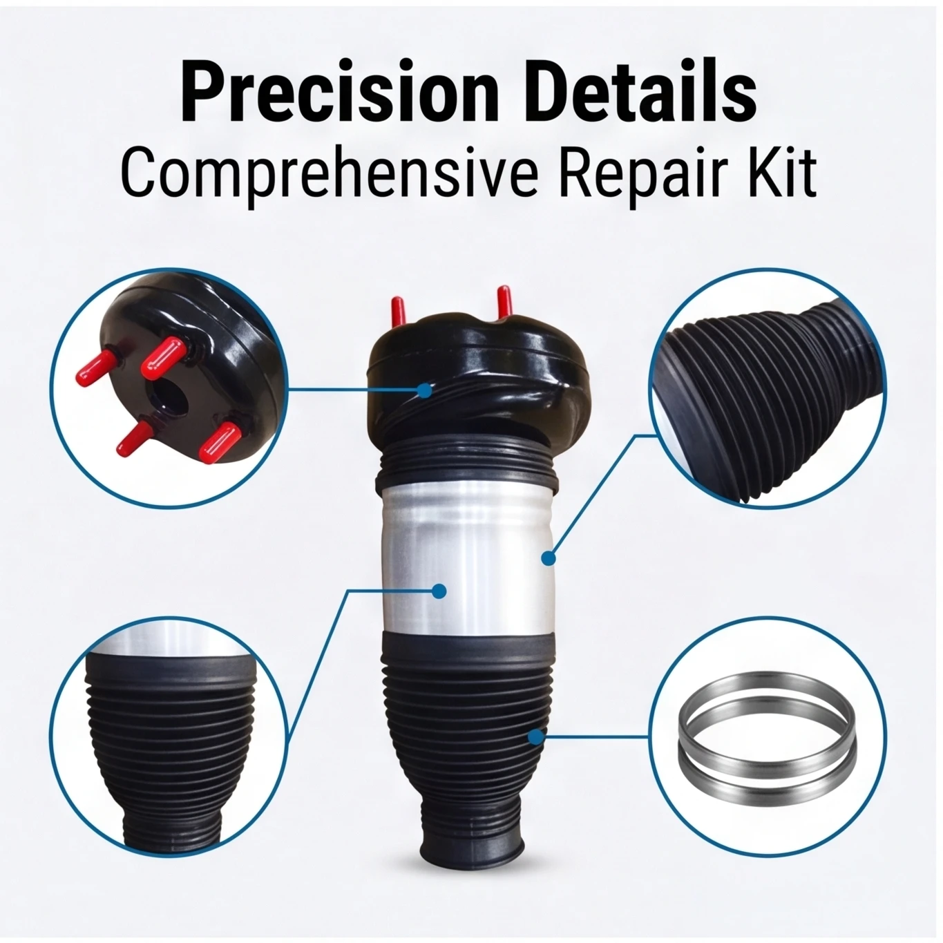 For Mercedes-Benz W167 X167 C167 V167 GLS GLE Air Suspension Springs bag Shocks Absorber Spring repair kit