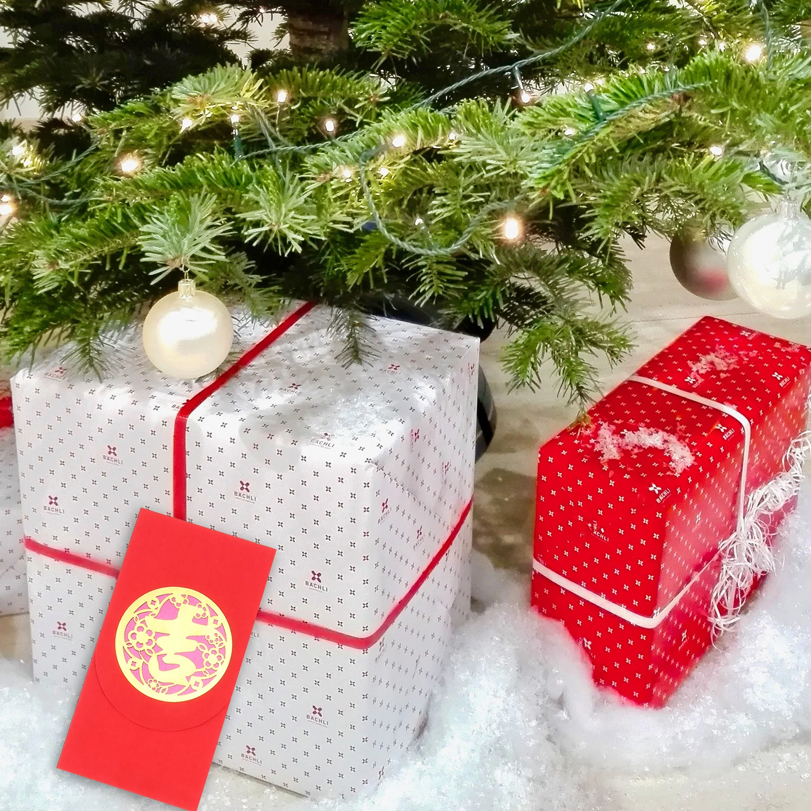 

4Pcs Red Packet Ox Year Red Envelopes Gift New Year Party Decorative Money Bag Hot Stamping Blessing Bag