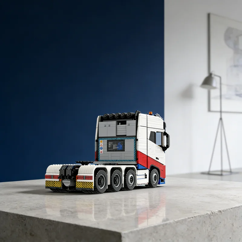 

6787 деталей MOC Volvo FH16 Тягач 1:10, Техническая модель, Конструктор, Креативный подарок, DIY, Декор для демонстрации, Премиум-класс для взрослых и детей, Настольный декор