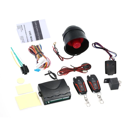 Sistema de seguridad de protección de alarma antirrobo Universal para coche, cerradura de puerta con Control remoto, sistema de entrada sin llave para vehículo