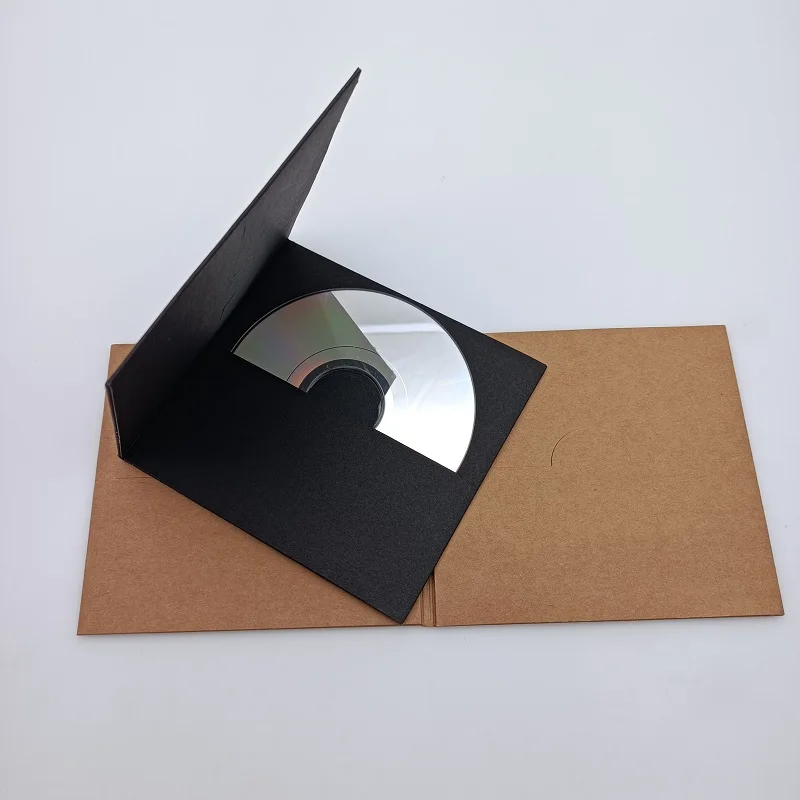 Blank Kraft Paper Storage Bag, CD and Dvd Storage, Classification Box, Disc, Music, Dust-proof, Scratch Proof Package Bag