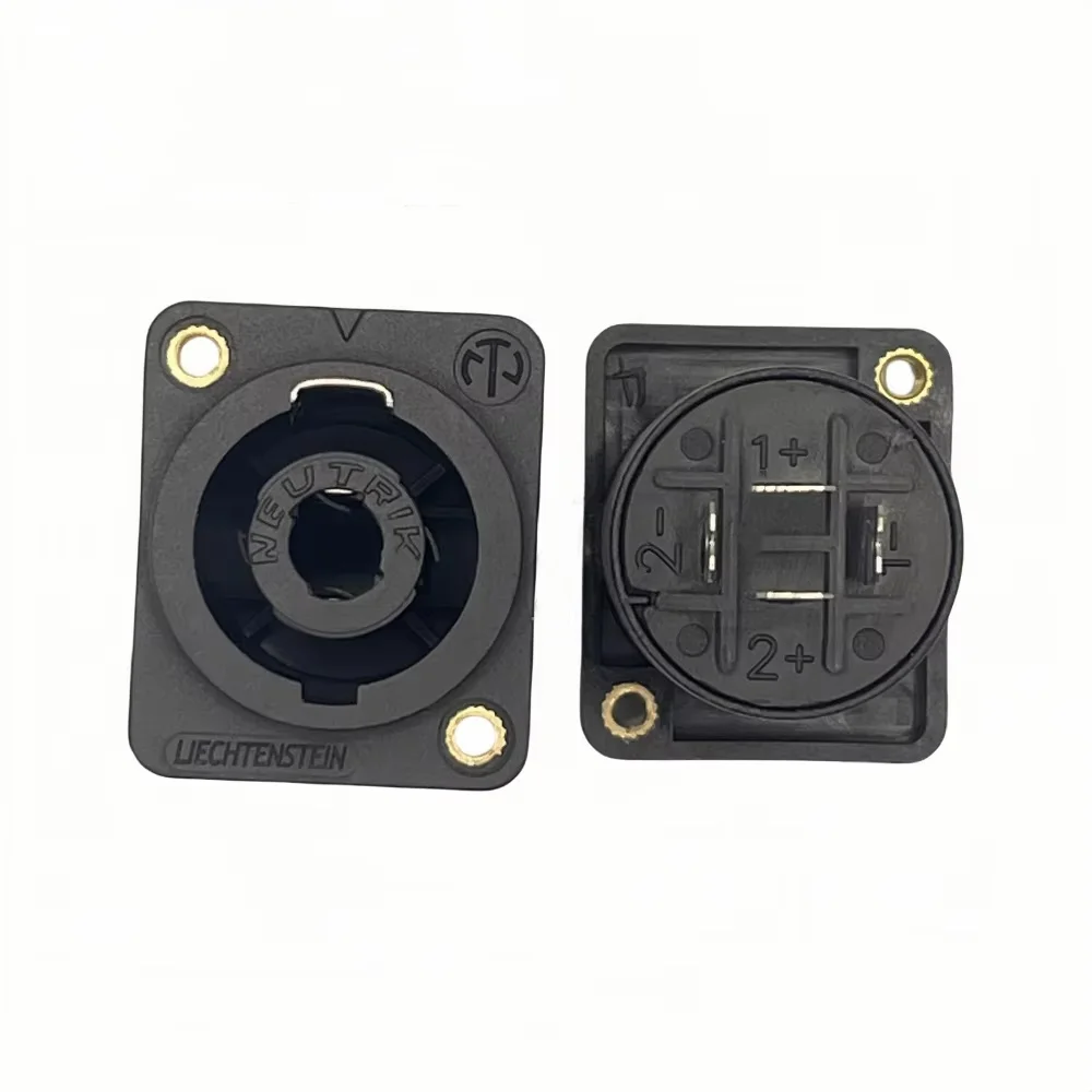 

10-20 шт./Neutrik, маленькое квадратное сиденье NL4MP, позолоченное четырехъядерное аудиоразъем D-типа, усилитель динамика, основание D-типа