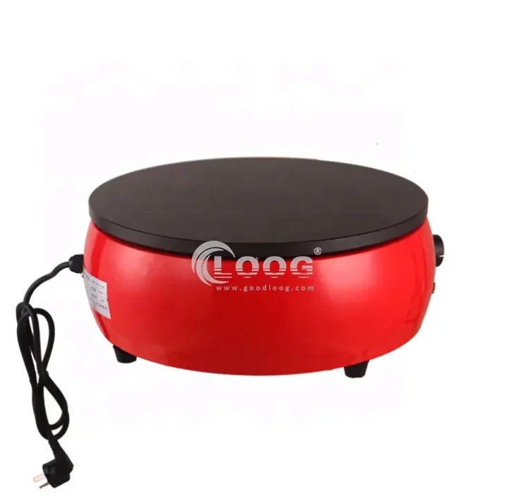 Fast Food Nonstick Best Commercial Hot Plate Crepes Pancake Griddle Machine Stainless Steel Electric Crepe Cake Maker Price