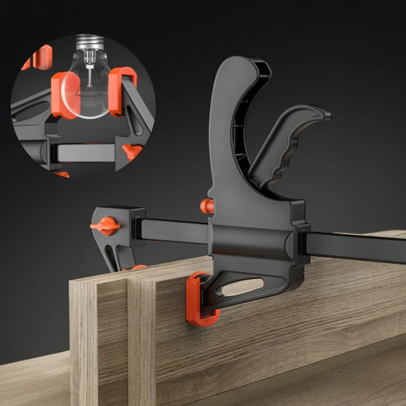 5 قطعة صغيرة 4 بوصة F-نوع المشبك النجارة العمل بار المشبك أداة تحديد كليب دليل سريع ضغط قبضة كليب