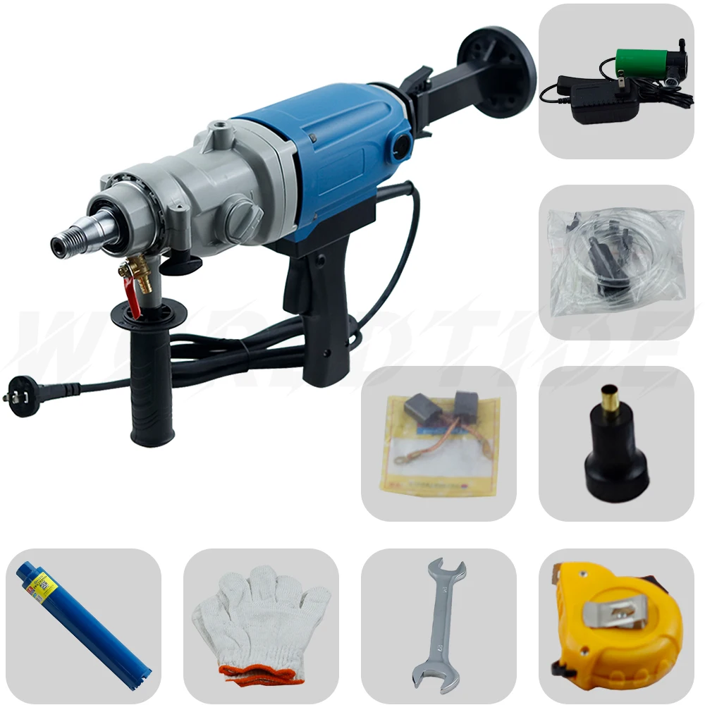 1PC Z1Z-FF-190 Hand-held electric diamond drill strong motor three speed regulating concrete drilling core electric drill 220V