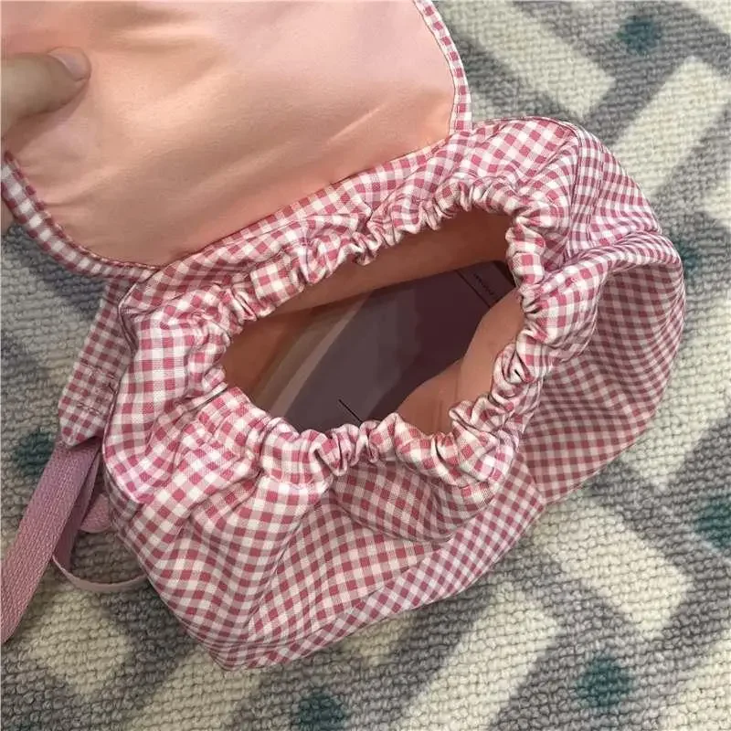 Mochila Escolar Portátil Mini de Hello Kitty y Sanrio para Niñas, Linda y Dulce, Bolsa de Almacenamiento de Cosméticos con Figura de Anime, Kawaii, de Dibujos Animados