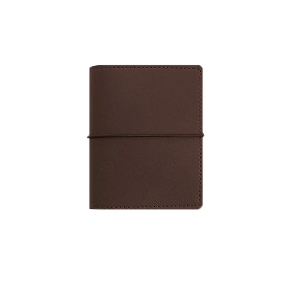 

Portable M5 Loose Leaf Notebook PU Leather Blank Page Mini Pocket Notebook Diary 50 Sheets DIY Binder Notebook Office