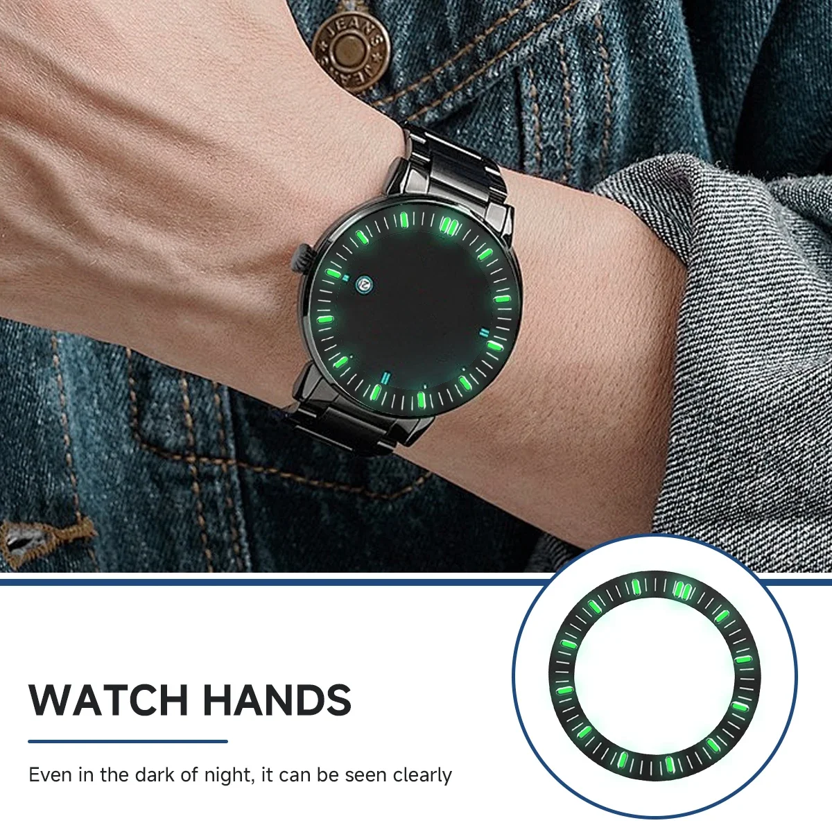 قرص الساعة لحركة NH70 NH35 NH36 وجه ساعة أخضر مضيء أبيض/أخضر جيشي/وردي/أزرق/ذهبي/أسود/رمادي 31 مللي متر بطلب
