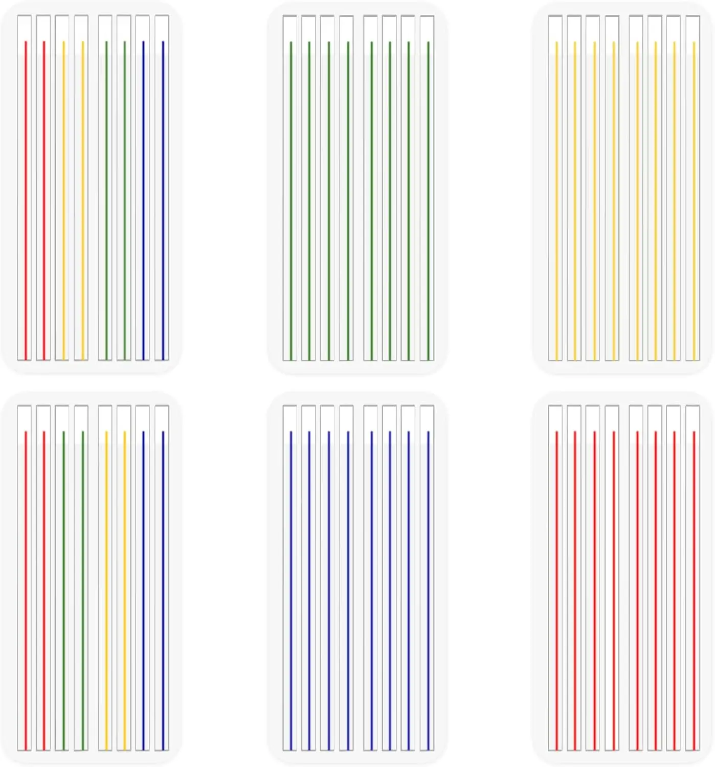 

960Pcs Ultra-thin and long strip Transparent Highlighter Tape Reusable, Clear Sticky Tabs for Annotating Books,forOffice School