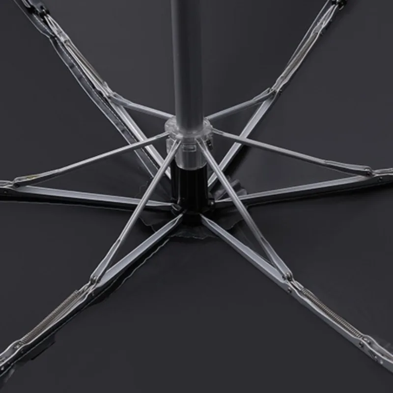 Lightweight Auto Retractable Folding Umbrella Carbon Fiber Frame Anti Springback Safe Retraction Umbrellas Travel Rain Gear