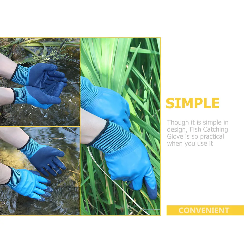 

Waterproof Anti-slip Gloves Outdoor Gardening Durable Fishing Equipment Mens Hunting Heavy