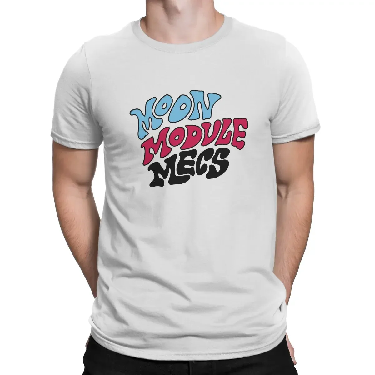 Gaston Lagaffe Anime Moon Module Mecs T Shirt Goth Men Tees Summer Clothing Polyester O-Neck TShirt