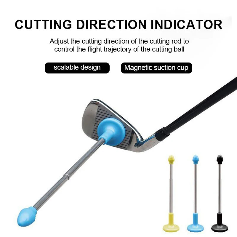 Golf club swing angle adjustment tool, magnetic golf cutter direction indicator, golf club calibration stick – tools to enhance