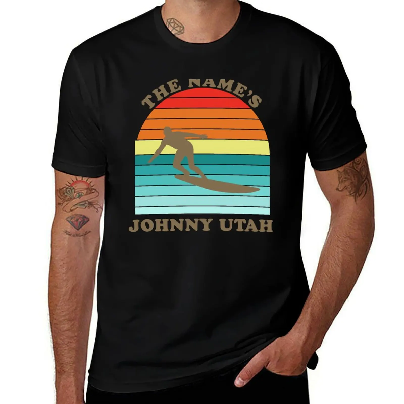 

The Name's Johnny Utah T-Shirt funny gifts korean fashion vintage t shirts customs oversized t shirt men