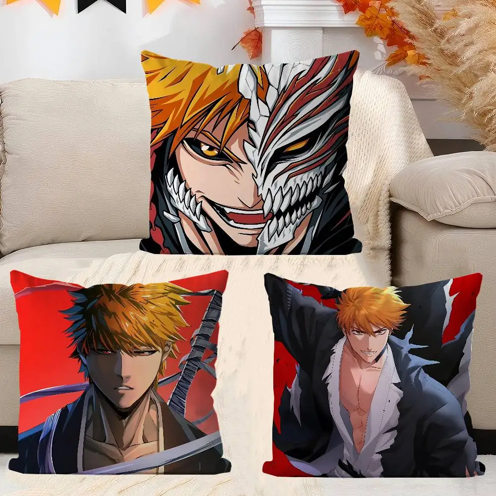 Kurosaki Ichigo غطاء وسادة تصميم غطاء الوسادة ديكور عطلة الديكور