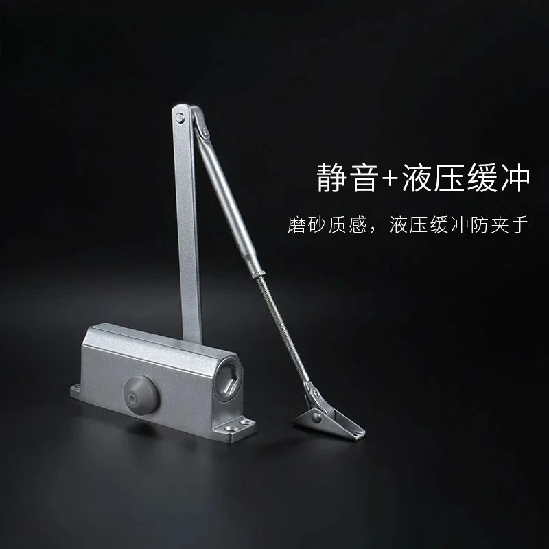 Door Closer Hydraulic Buffer Automatic Door Closer Commercial Unit 90 Degree Positioning Fire Spring Closer