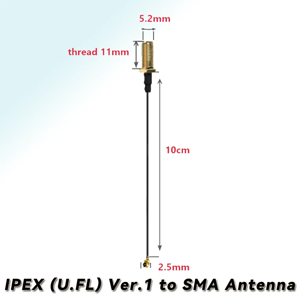 Antenna morbida Gateway Heltec LoRa 1.2G SMA ﻿ Modulo wireless maschio Trasmissione dati ad alto guadagno 10dBi 17 cm 902-928 MHz