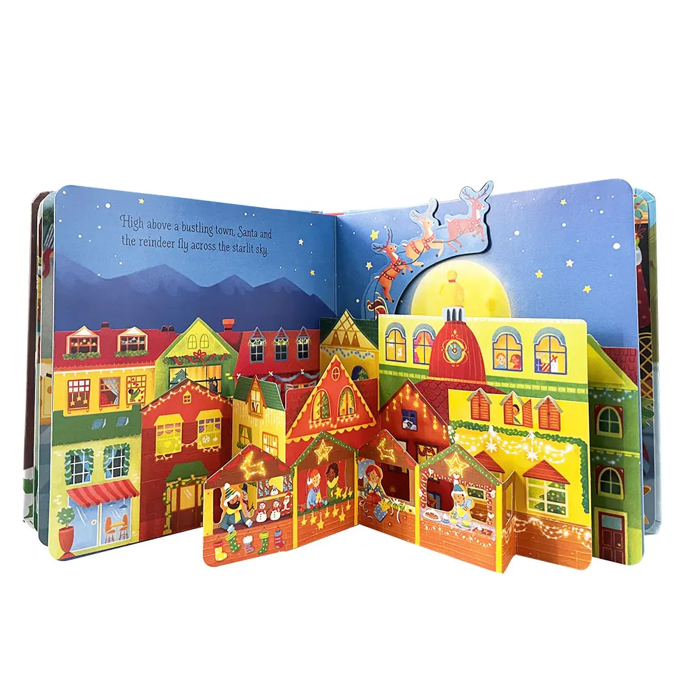 Pop up Christmas Usborne English 3D Flap Picture Book Kids Reading Baby Story Learning Books for Children Christmas Gift