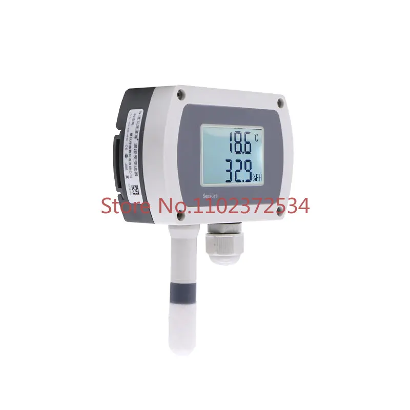 CWS19 wall-mounted temperature and humidity transmitter RS485/4-20ma temperature and humidity sensor track installation