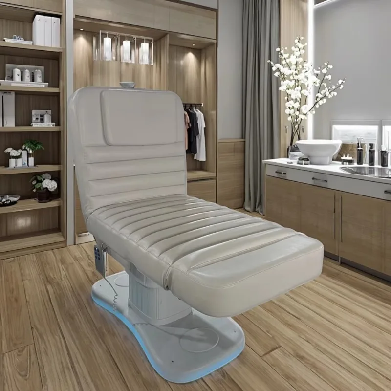

Modern 3 Motors Beauty Bed Electric Cosmetic Esthetician Beauty Salon Facial Spa Lash Beauty Bed Chair Therapy Massage Bed