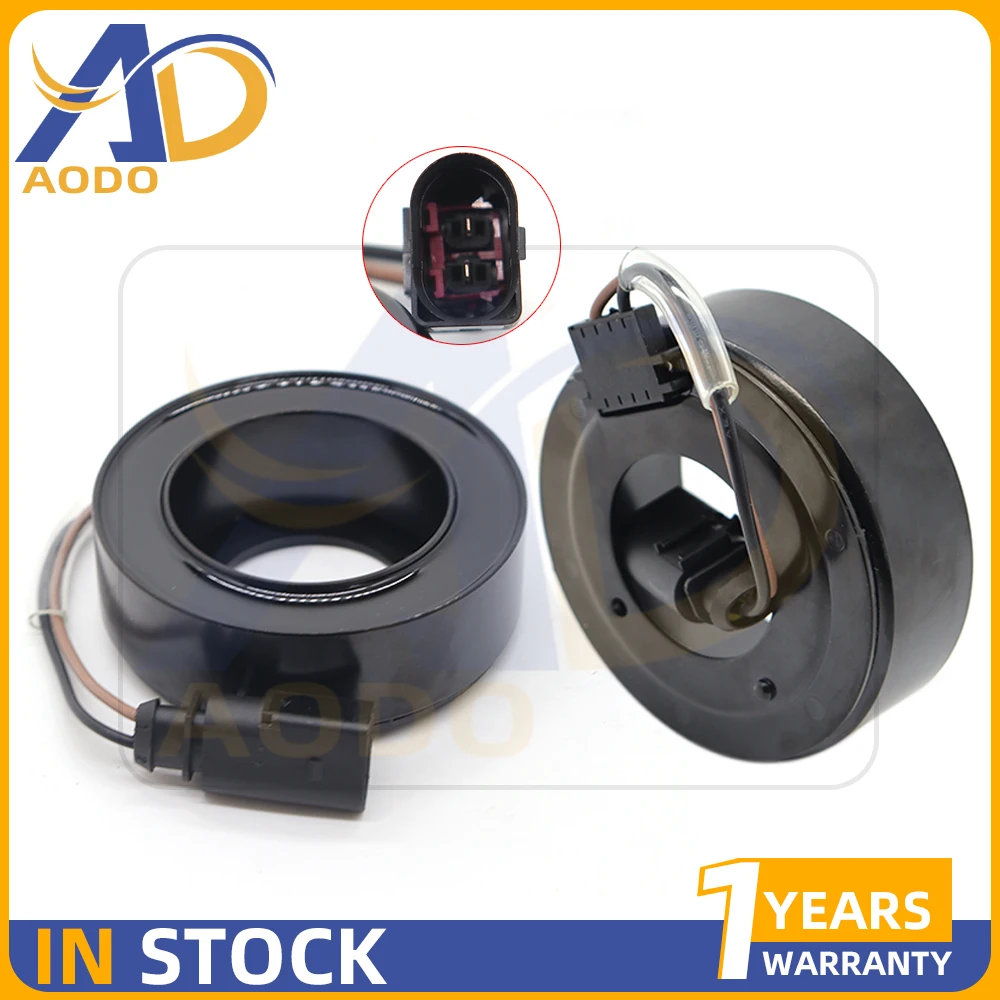 SD6V12 AC Air Conditioning Compressor Clutch Coil for VW POLO for SKODA RAPID for Audi for Seat 6RF820803A 1S0820803A 1S0820803B