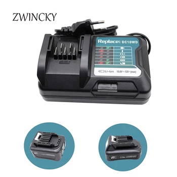 MAKITA 배터리 교체용 충전기, DC10WD 충전기, 10.8V, 12V, BL1016, BL1040B, BL1015B, BL1020B, BL10DC10SA, CL107FDWY, CL107DWM, AC100-260V
