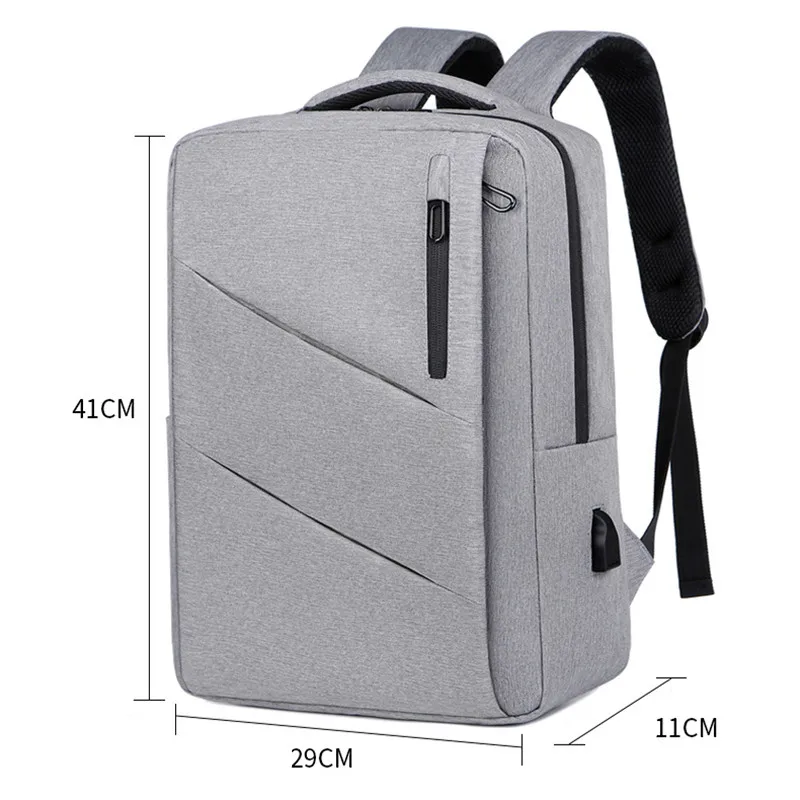 2024 New Leisure Outdoor Fashion Business Travel 15.6 inch Laptop Backpack Waterproof Anti-theft Student Backpack