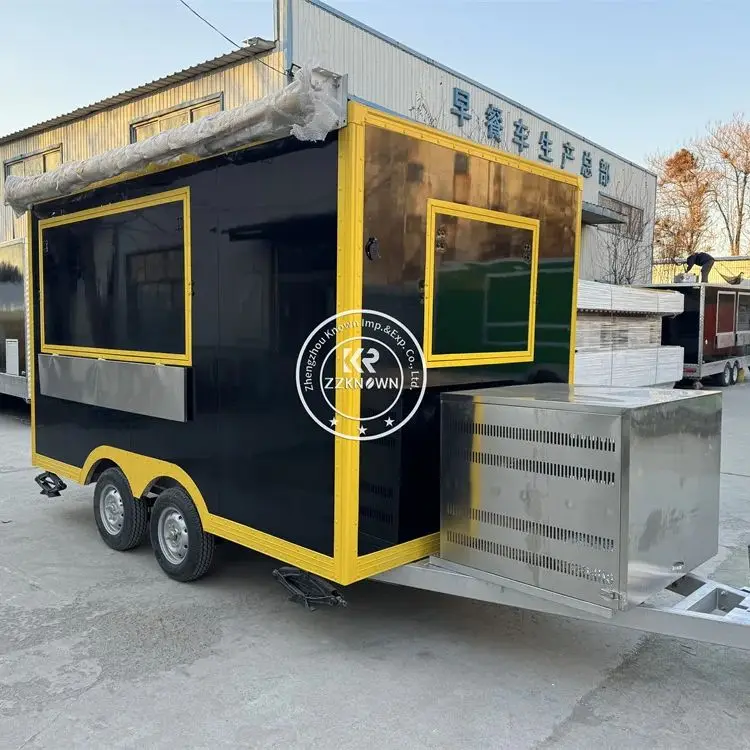 

Food Truck For Vending On Street Customized Food Concession Trailers For Sale With Fully Equippement