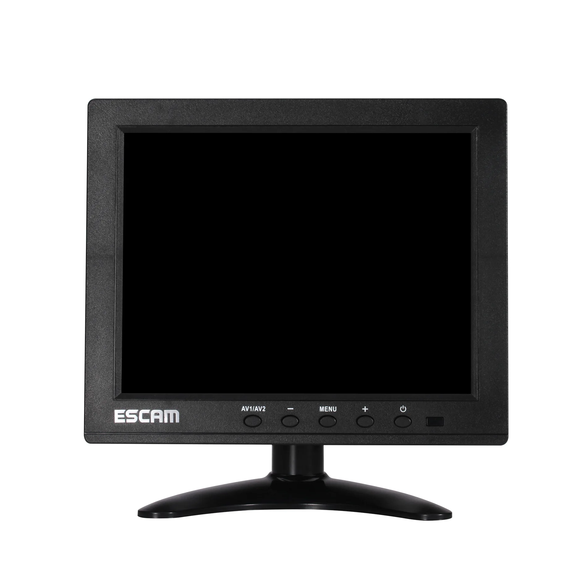 Imagem -02 - Escam T08 Polegadas Tft Lcd 1024x768 Cctv Monitor com Vga Hdmi Compatível av Bnc Usb para pc Câmera de Segurança Cctv