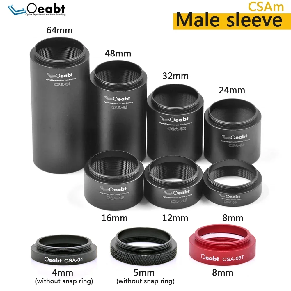 CSA Series Male To Female Extension Type Shading Tube Cage Coaxial System 30mm Lens Optical Experiment Oeabt