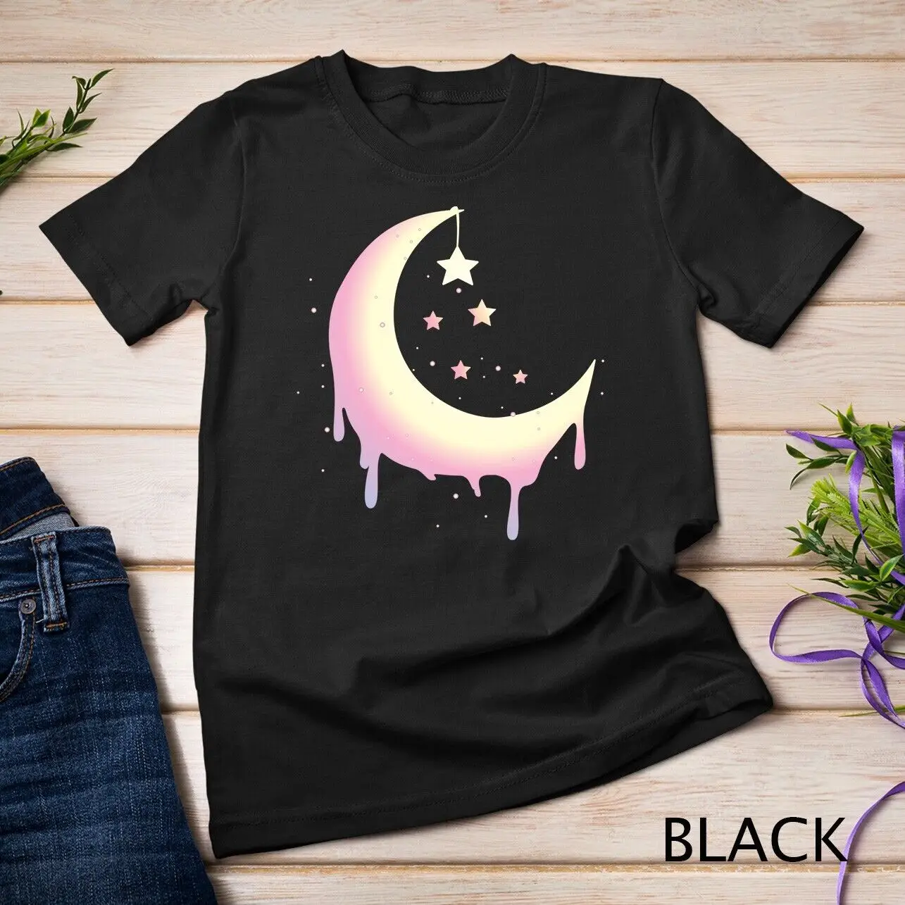 

Pastel Moon Goth Vaporwave T shirt