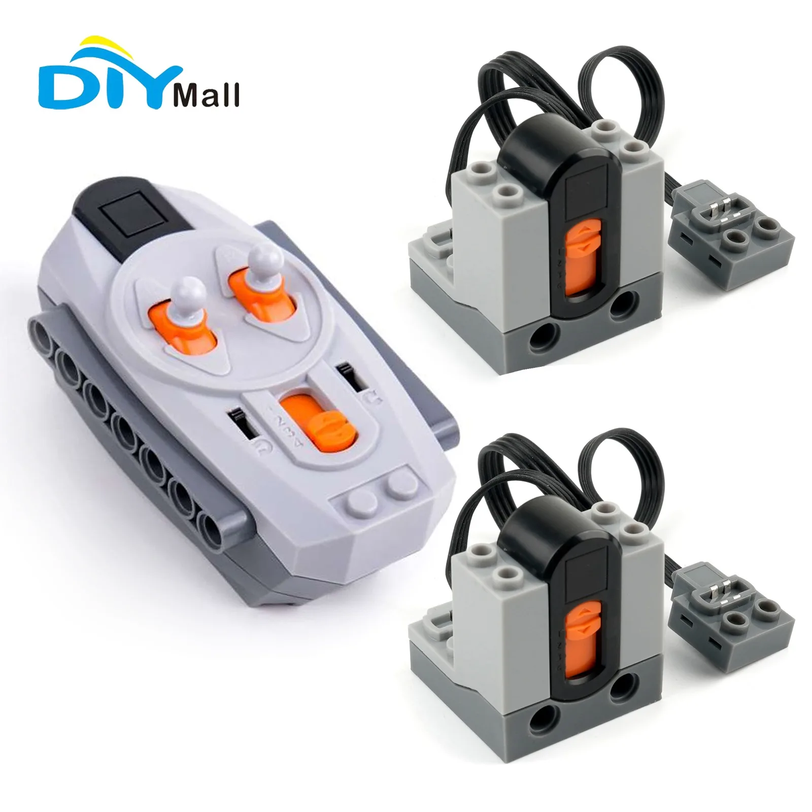 

Инфракрасный пульт дистанционного управления DIYmall с двумя приемниками, технологиями MOC для многофункциональных функций PF, совместимых с Legoeds