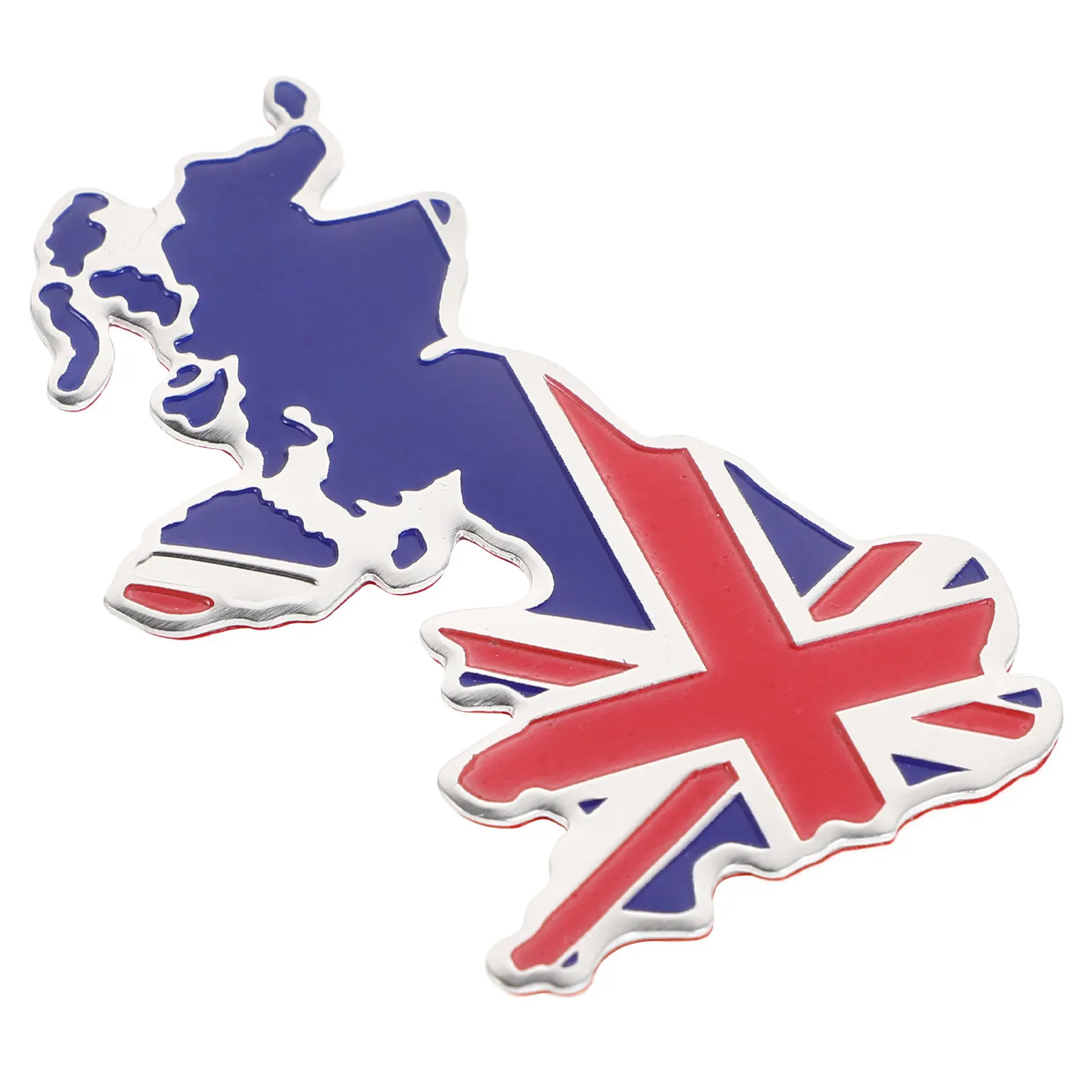 UK Flag Car Badge Sticker – Long-Lasting Aluminum Alloy Union Jack Decal for Auto Exterior Decoration