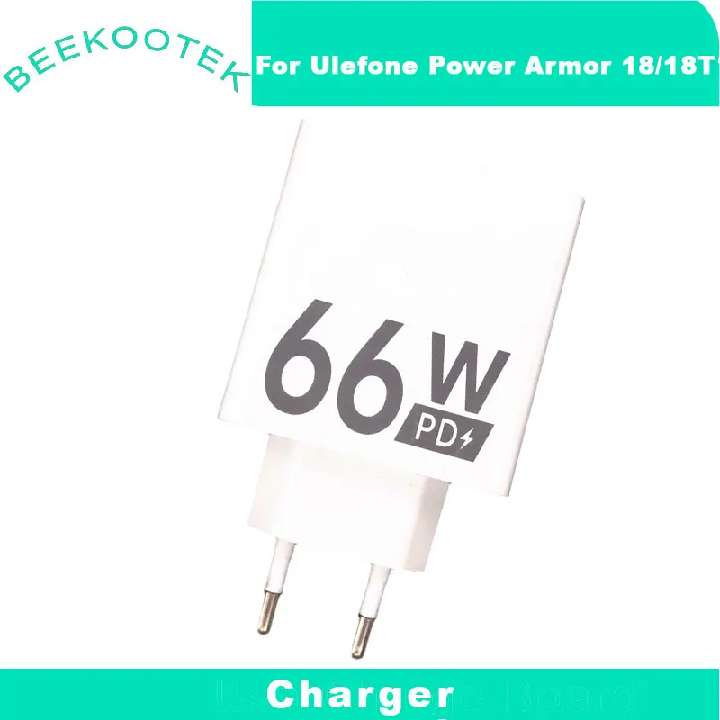 

New Original Ulefone Power Armor 18 Armor 18T Fast Charger Charging Adapter 66W For Ulefone Power Armor 18TSmart Phone