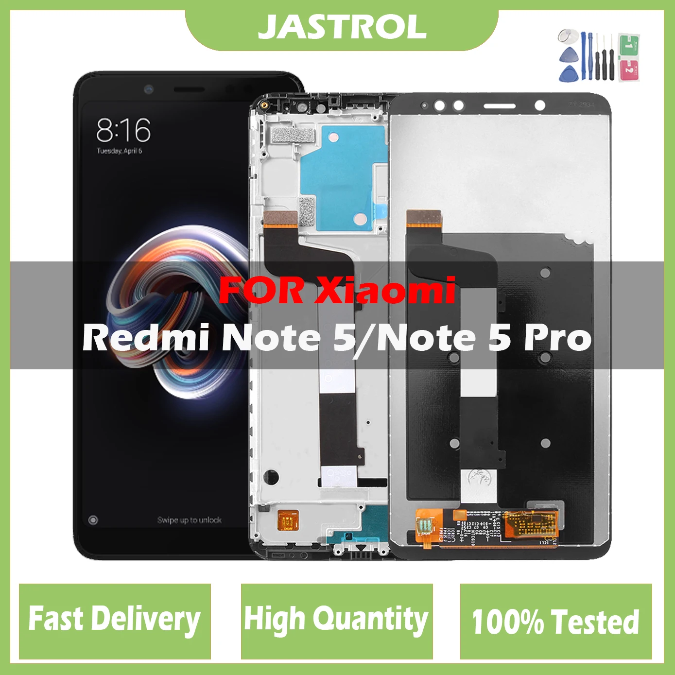 

ЖК-дисплей для Xiaomi Redmi Note 5 Pro, цифровой сенсорный экран для Xiaomi Redmi Note 5, MEI7S, MEI7, сменный экран с рамкой