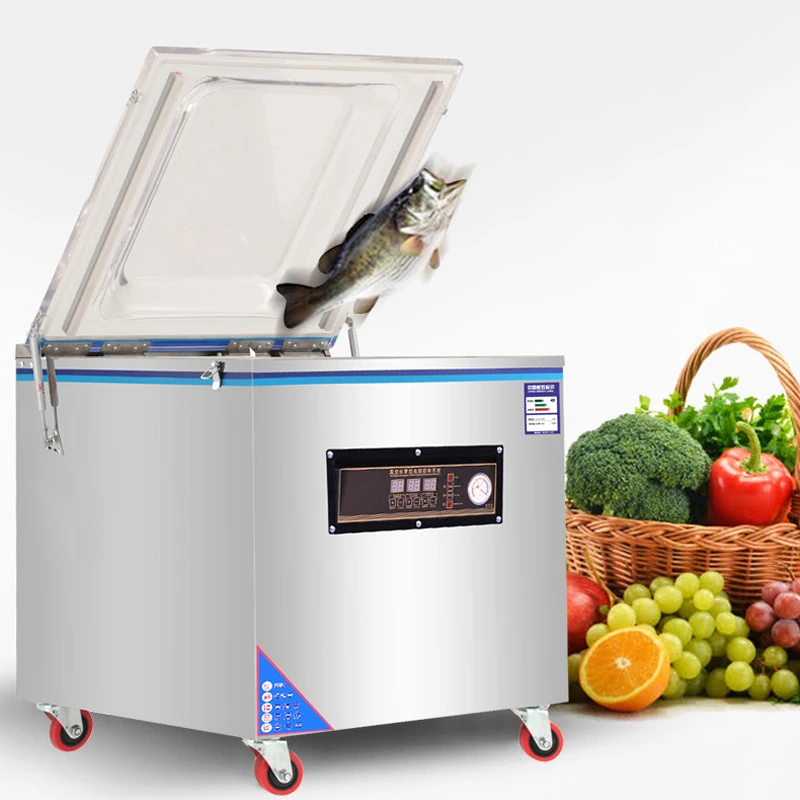 Food Vacuum Sealing Machine Commercial Full-Automatic Wet And Dry Plastic Packaging Equipment Seals And Keeps Fresh