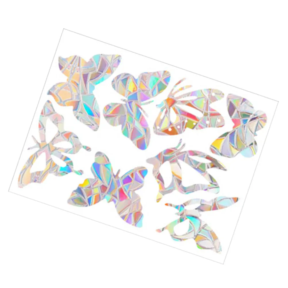 

2 Packs Birdproof Window Stickers Prism PVC Clings Sun Catcher Static Cling Bedroom Decor Window Decorations Glass Door Decal