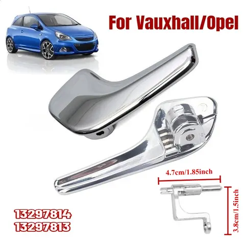 13297813 13297814 Car Left Right Interior Door Handle For Vauxhall Opel Corsa D 2006-2014 Mk3 / Hatchback