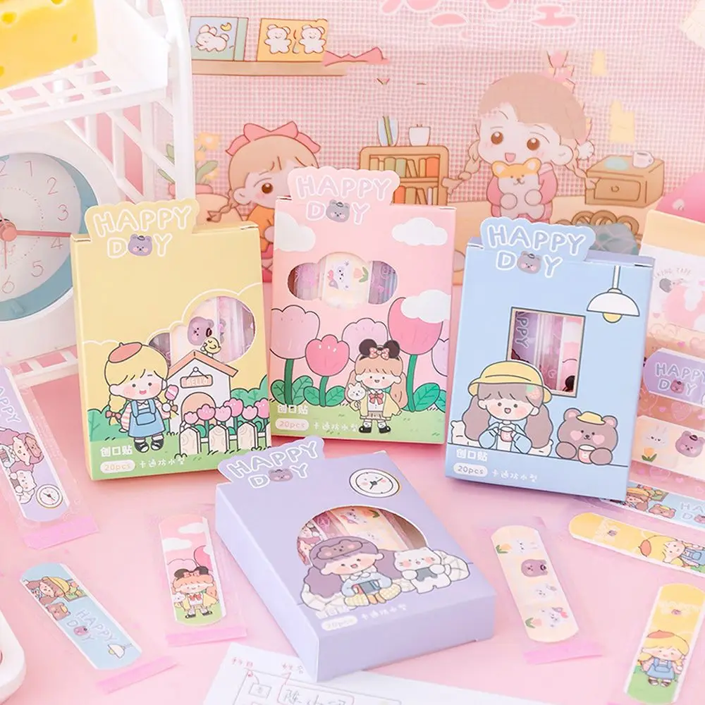

Waterproof Cute Hemostasis Bandages Sticker Children Home Travel Bandages Adhesive Bandages Wound Plaster Band Aid
