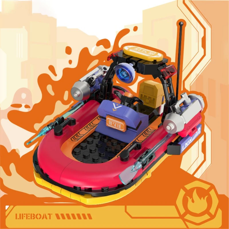 Nuovo Action Figure Squadra di salvataggio Building Blocks Set Modello classico Giocattolo Mattoni Kit Giocattolo fai da te per giochi per bambini Bambini Raccogliere giocattoli