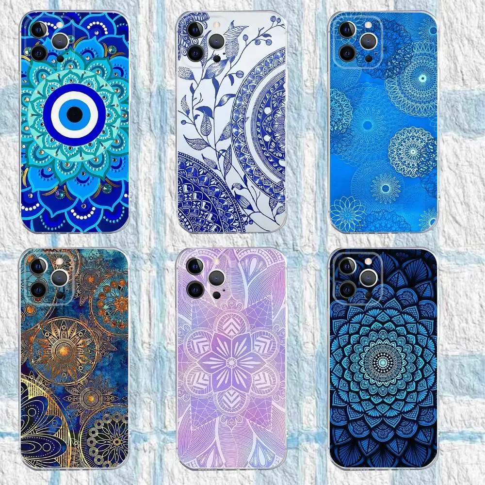 

Hamsa Hand Of Fatima Art Phone Case For iPhone 17,16,15,14,13,12,11 Pro,Max,Plus,X,XS,XR,SE4,E Mini Transparent Soft Cover