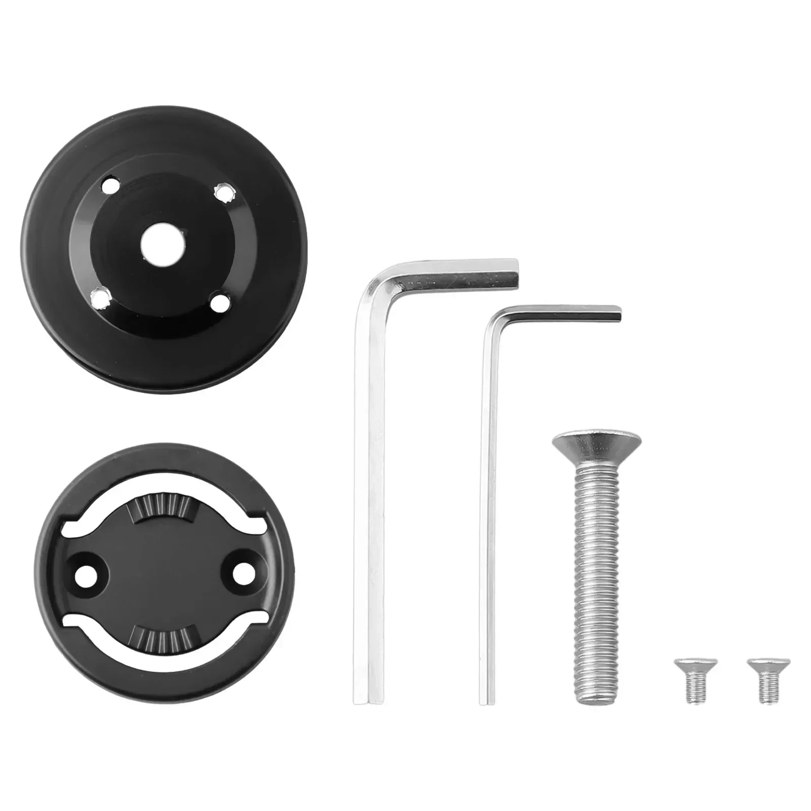 自転車コンピュータベースアルミボウルセットカバー用-POLARコンピュータバイクステムトップキャップ自転車アクセサリーサイクリングパーツ