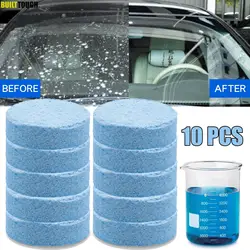 10X PCS Tergicristallo per auto Lavavetri per vetri Auto Solid Cleaner Compresse effervescenti compatte Accessori per la pulizia delle finestre dell'auto