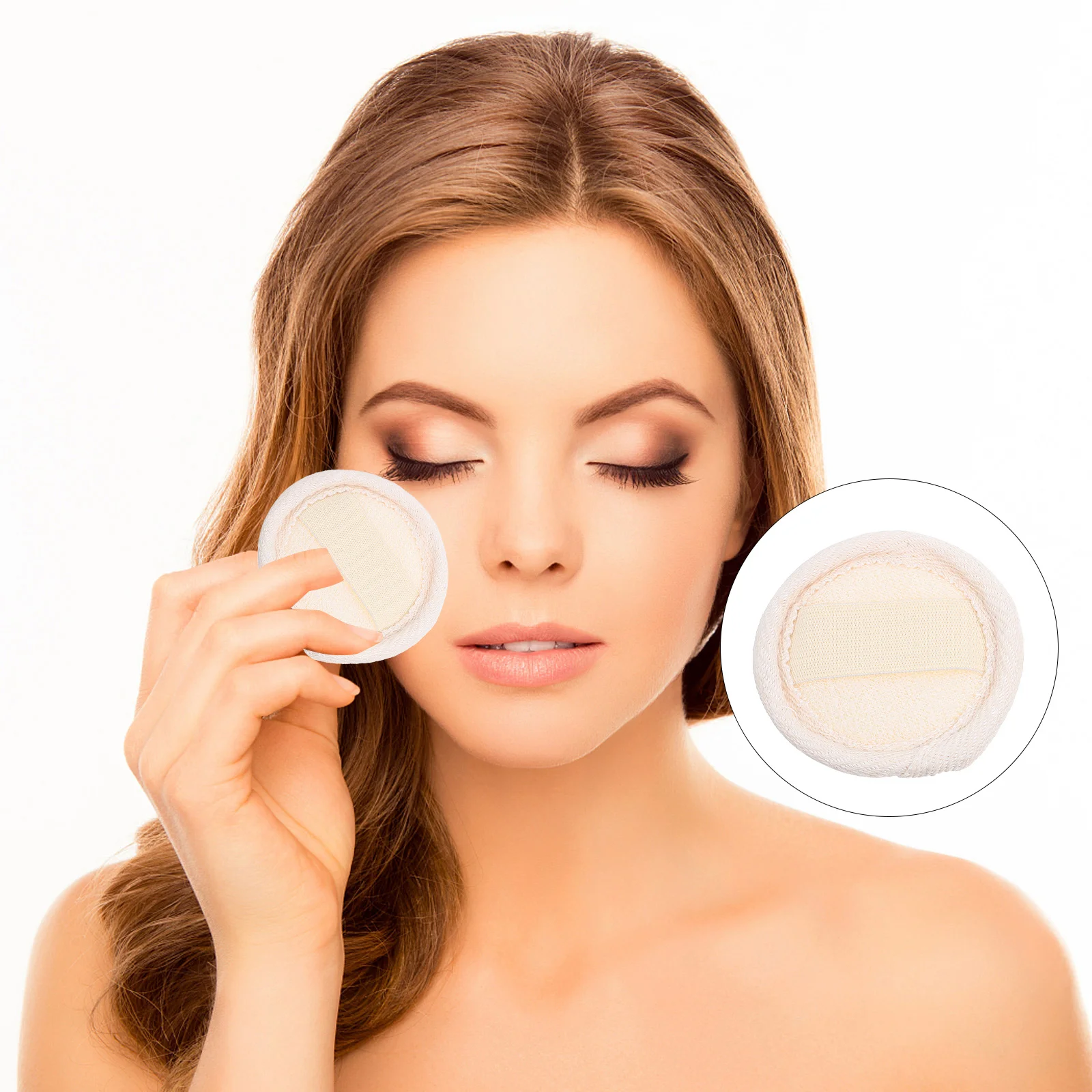 

4Pcs Loofah Facial Cleaning Pads Face Exfoliator Scrubbers Makeup Removing Soft Skin Care Accessories Face Exfoliating Loofah
